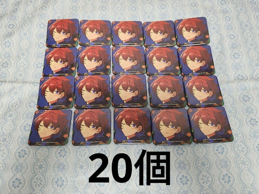 【20点セット】あんスタ TRIP 朱桜 司 スクエア 缶バッジ アルバム