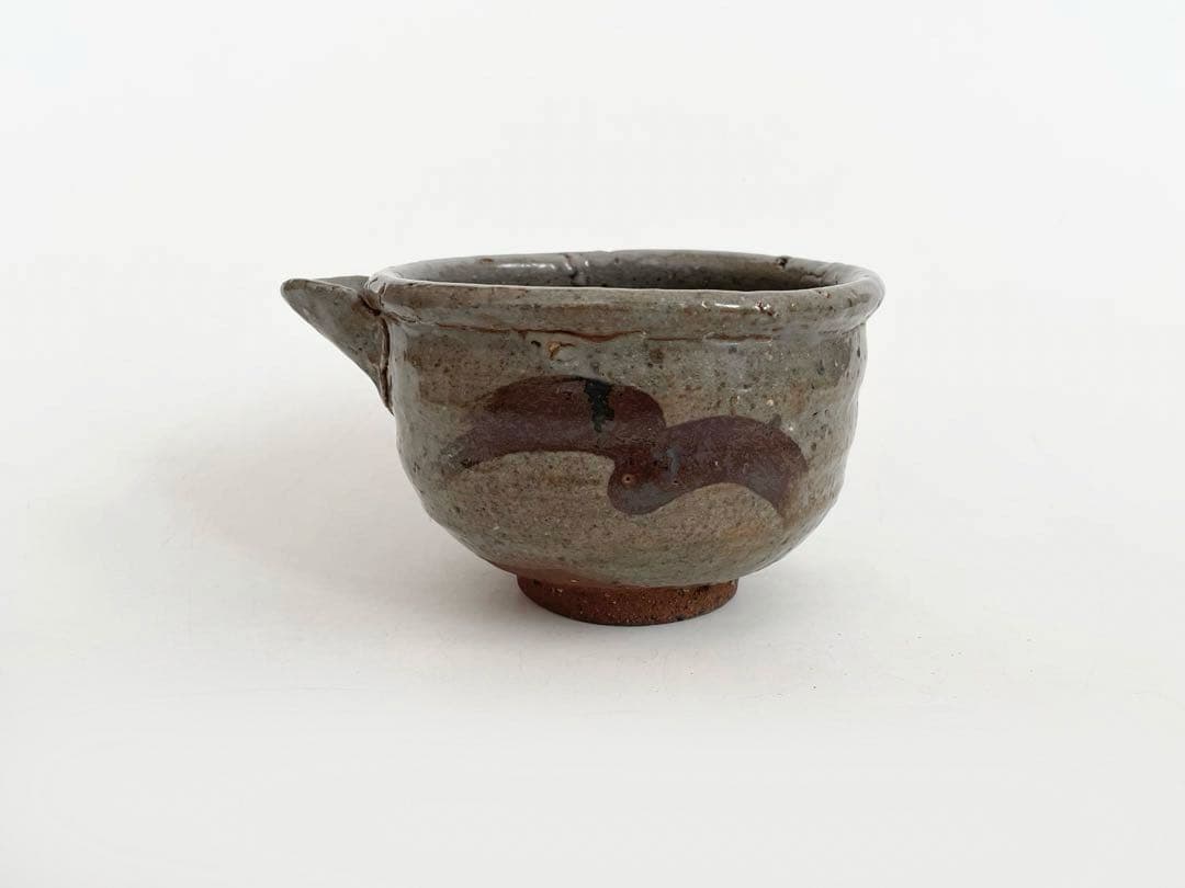 陶芸家　中川自然坊　絵唐津　片口　箱なし　丸田宗彦　西岡良弘　古唐津