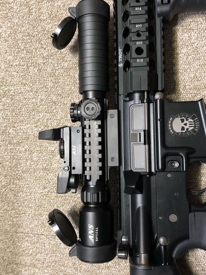 ANS O pticalライフルスコープ トリプルレール 3色イルミ