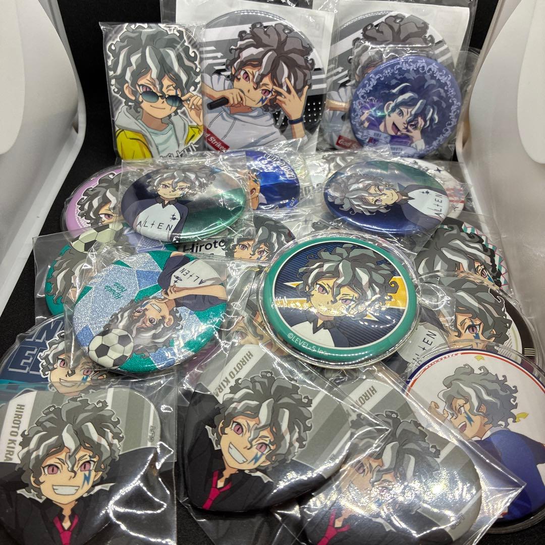 イナズマイレブン 吉良ヒロト　缶バッジ　24点