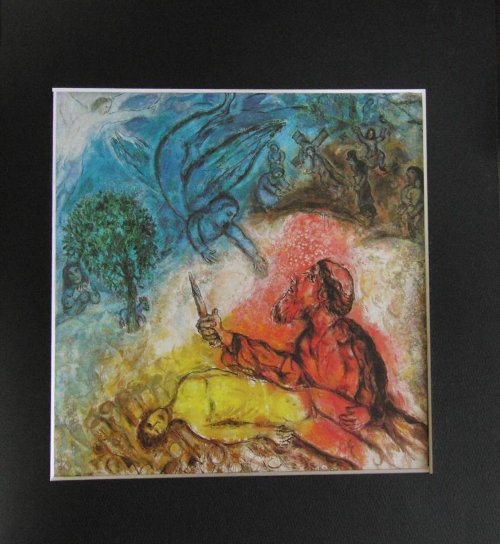 マルク・シャガール、「Le Sacrifice d'Isaac」、厳選