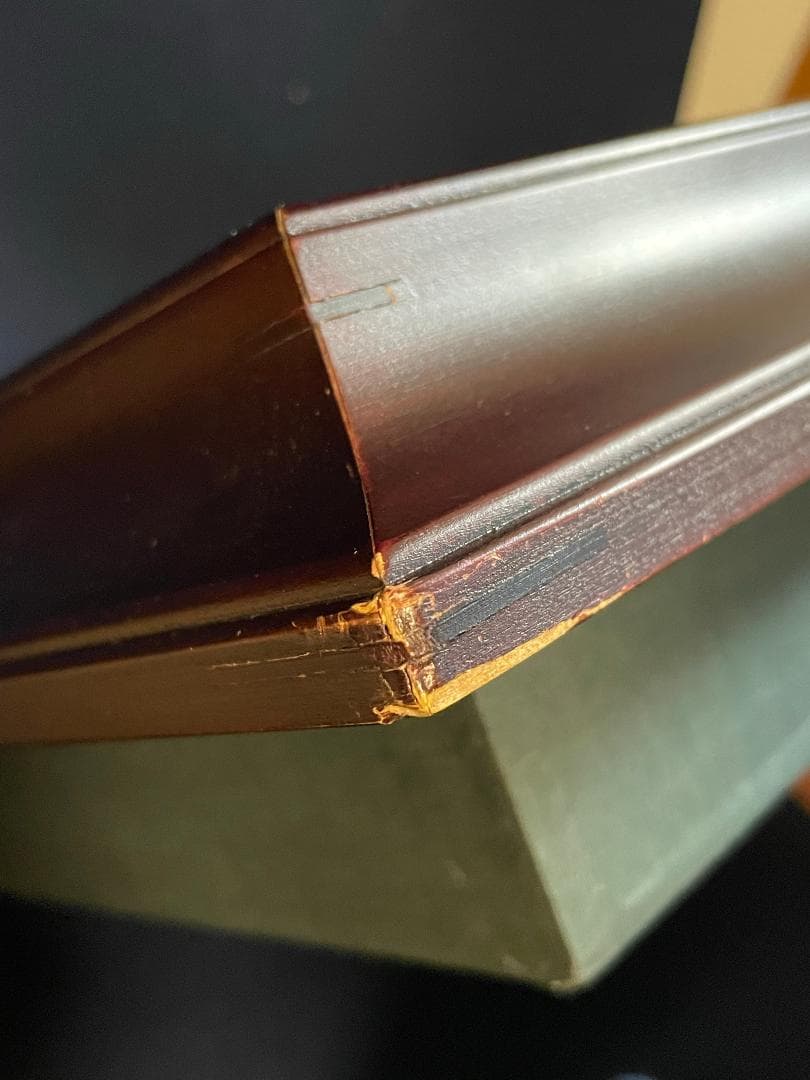 九谷焼　谷敷正人作　陶額雪月花『月』飾絵皿　飾皿　陶板画　額装