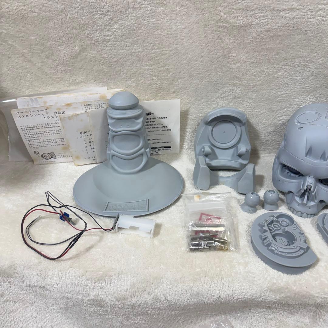 【新品】ターミネーター 1/1 スケルトンヘッド ソフビキット 当時物 希少品