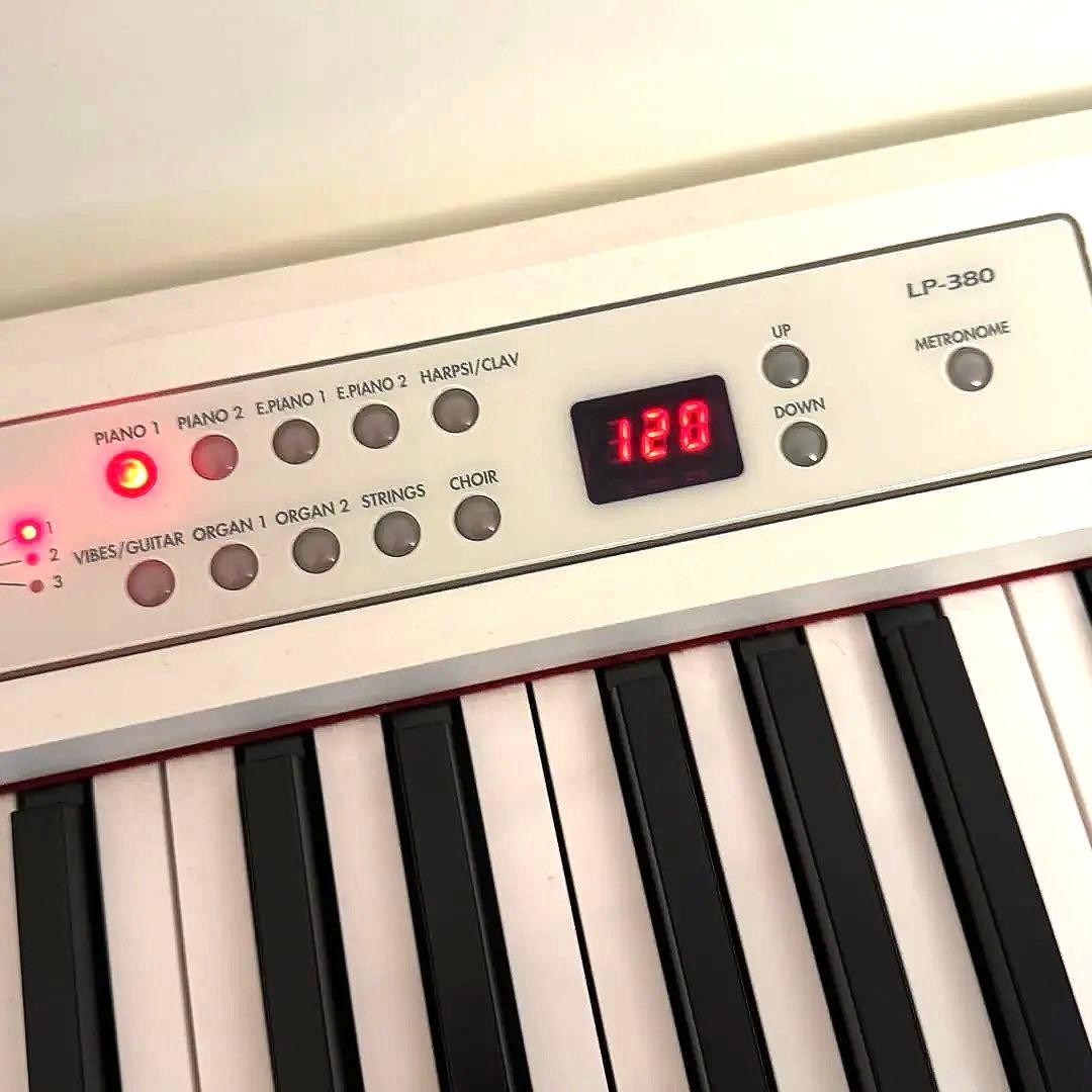 ‼️お年玉追加値下❤️引取限定ピアノ LP-380 ホワイト 88鍵