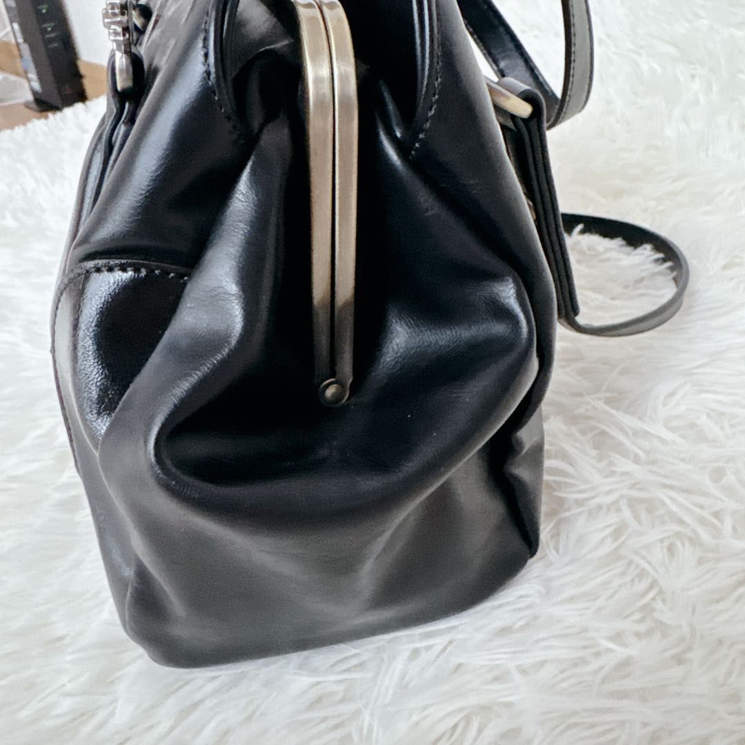 現行品✨美品✨ANNASUIアナスイ ディディオン ハンドバッグ がま口 大