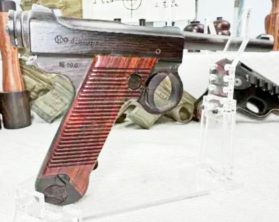 南部十四式黒檀模型　1/1スケール　手作　新品