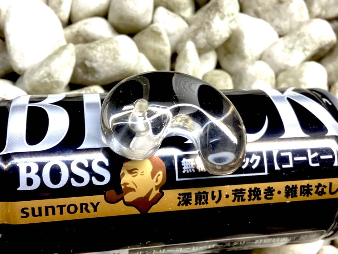 ✳激希少*勾玉　黒平向山鉱山水晶スモーキークォーツ成長過程　本物守護石に鑑別書付