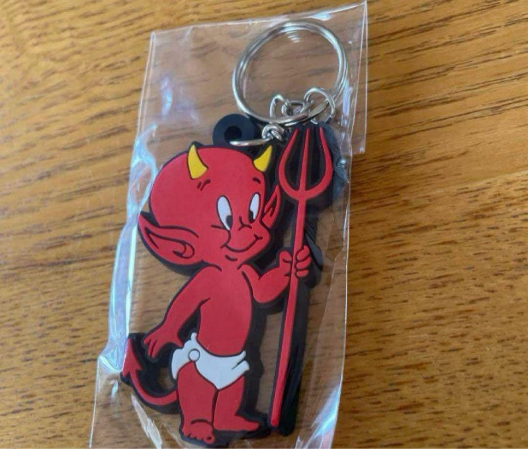 レッドデビルラバーキーホルダー