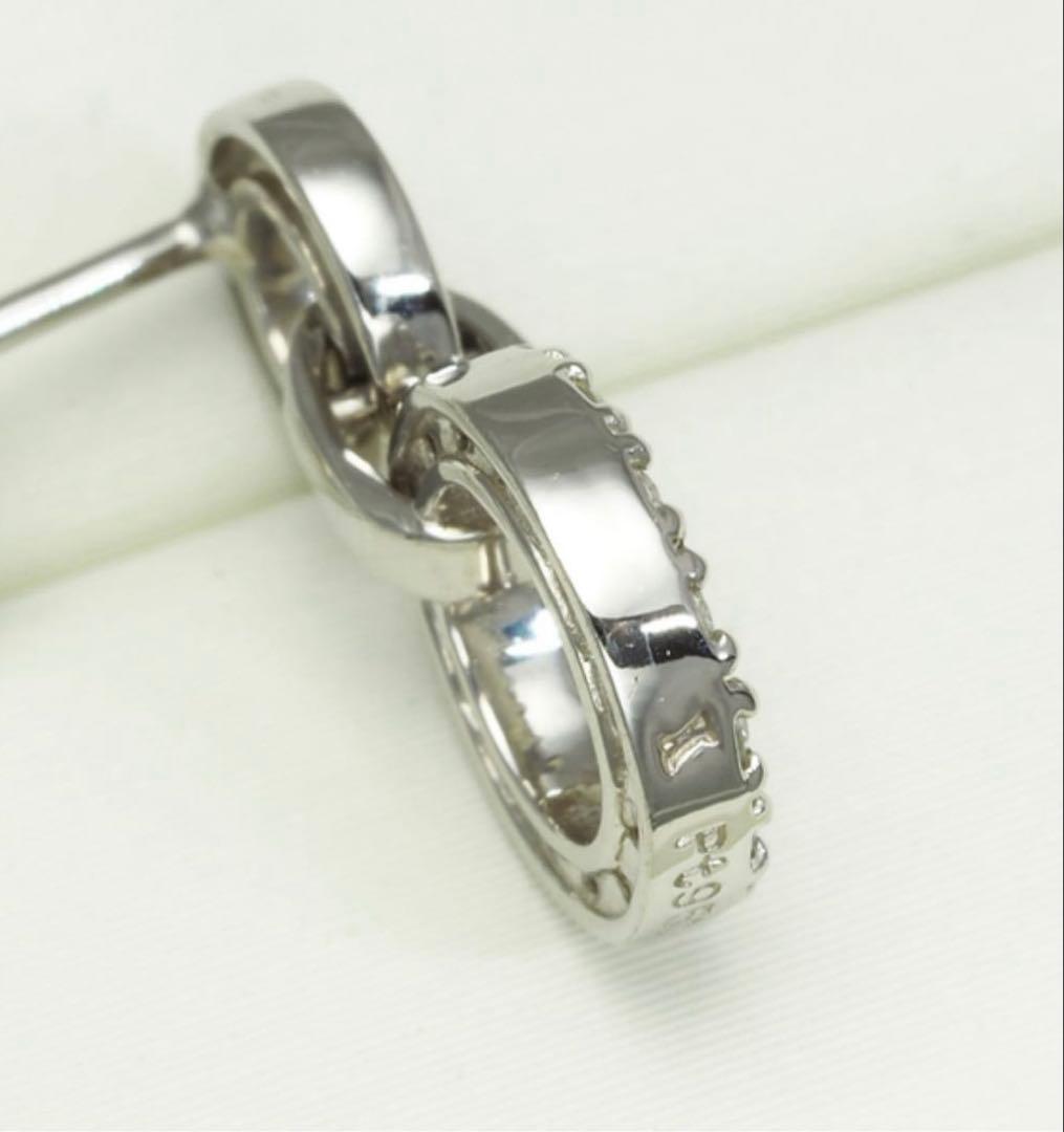 ヴァンドーム青山　ダブルサークル　ダイヤモンドプラチナピアス