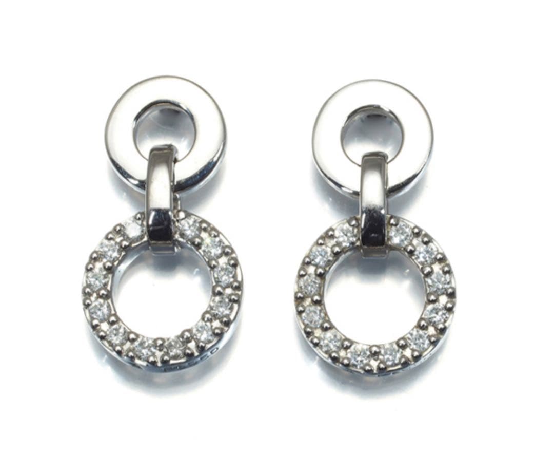 ヴァンドーム青山　ダブルサークル　ダイヤモンドプラチナピアス