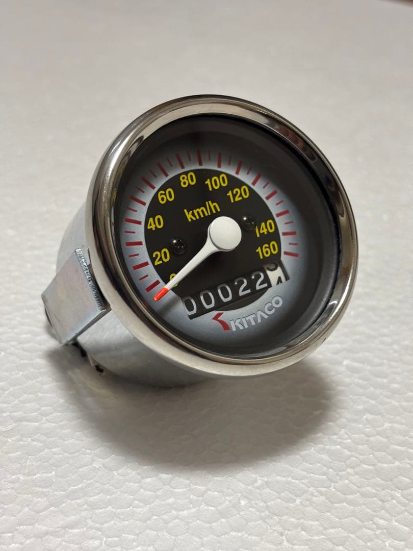 レアKITACO バイクスピードメーター 160 km/h 日本製 60mm