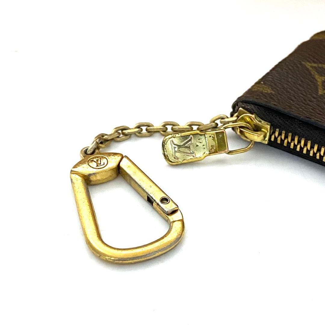 ルイ ヴィトン◎ポシェット クレ モノグラム ケース 小銭入れ ブラウン