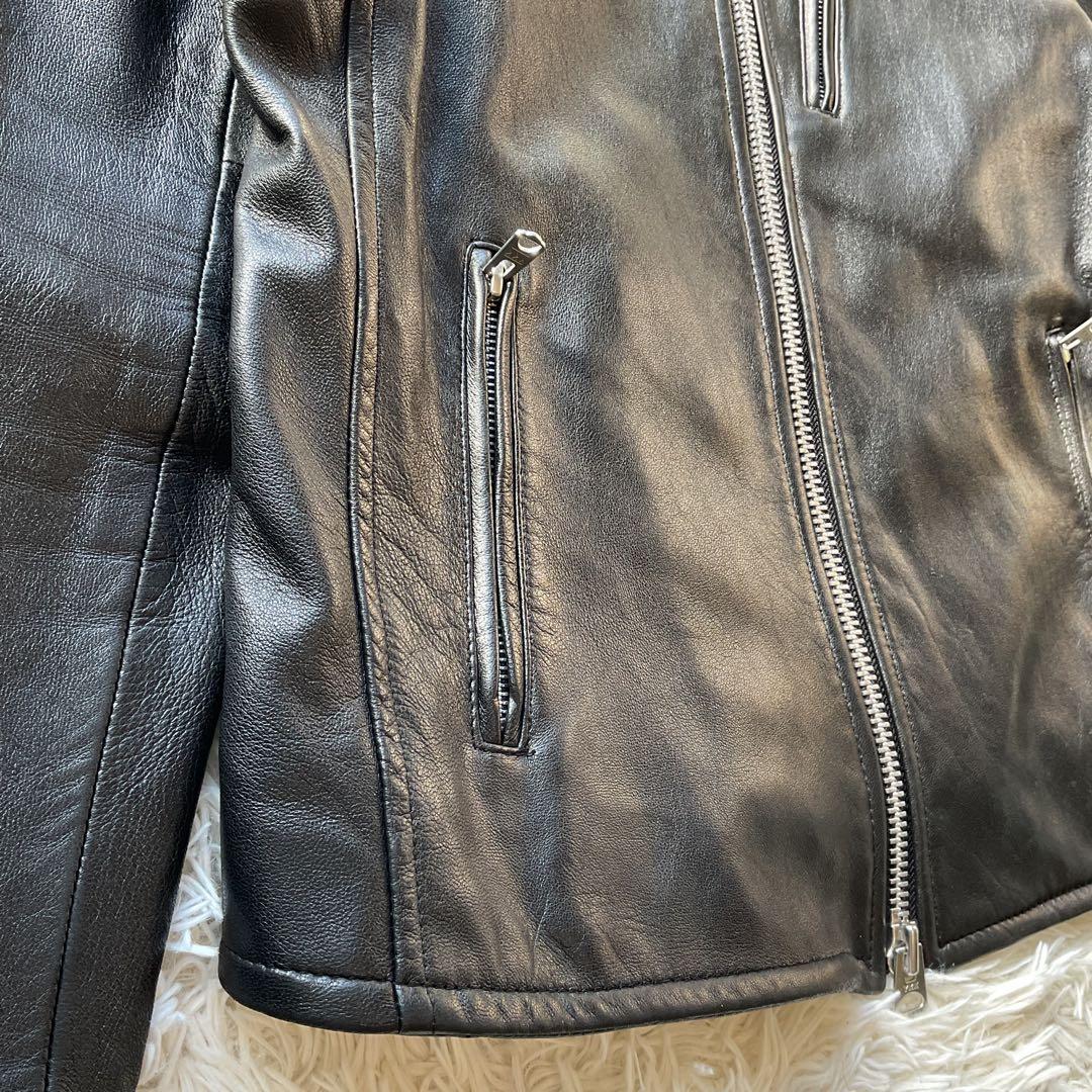 美品✨レトログレード　レザージャケット　シングルライダース　L ブラック　本革