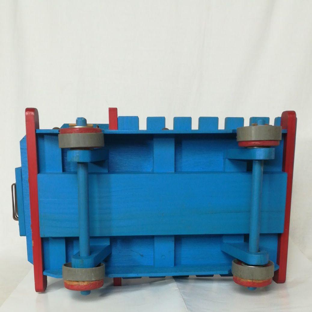 昭和レトロ　木製　トラクター　トラック　置物