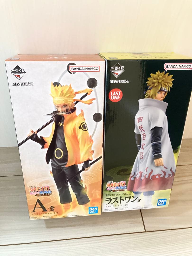ナルト一番くじ　紡がれる火の意志　ラストワン　ミナト　ナルト　フィギュア