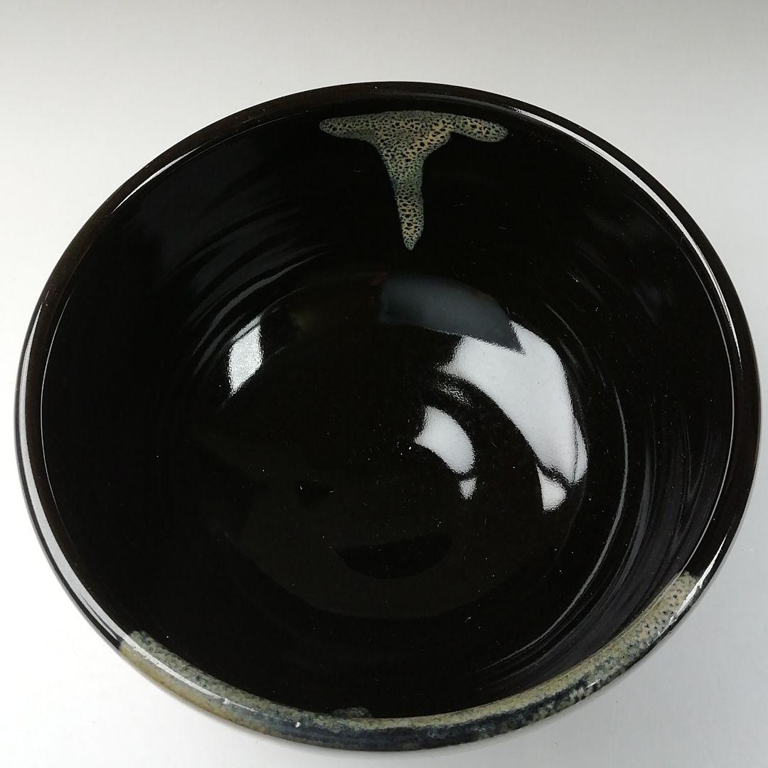 Ｔ２５４　茶碗　『九谷焼』『九谷　陶春 作』　共箱　抹茶碗　茶道具