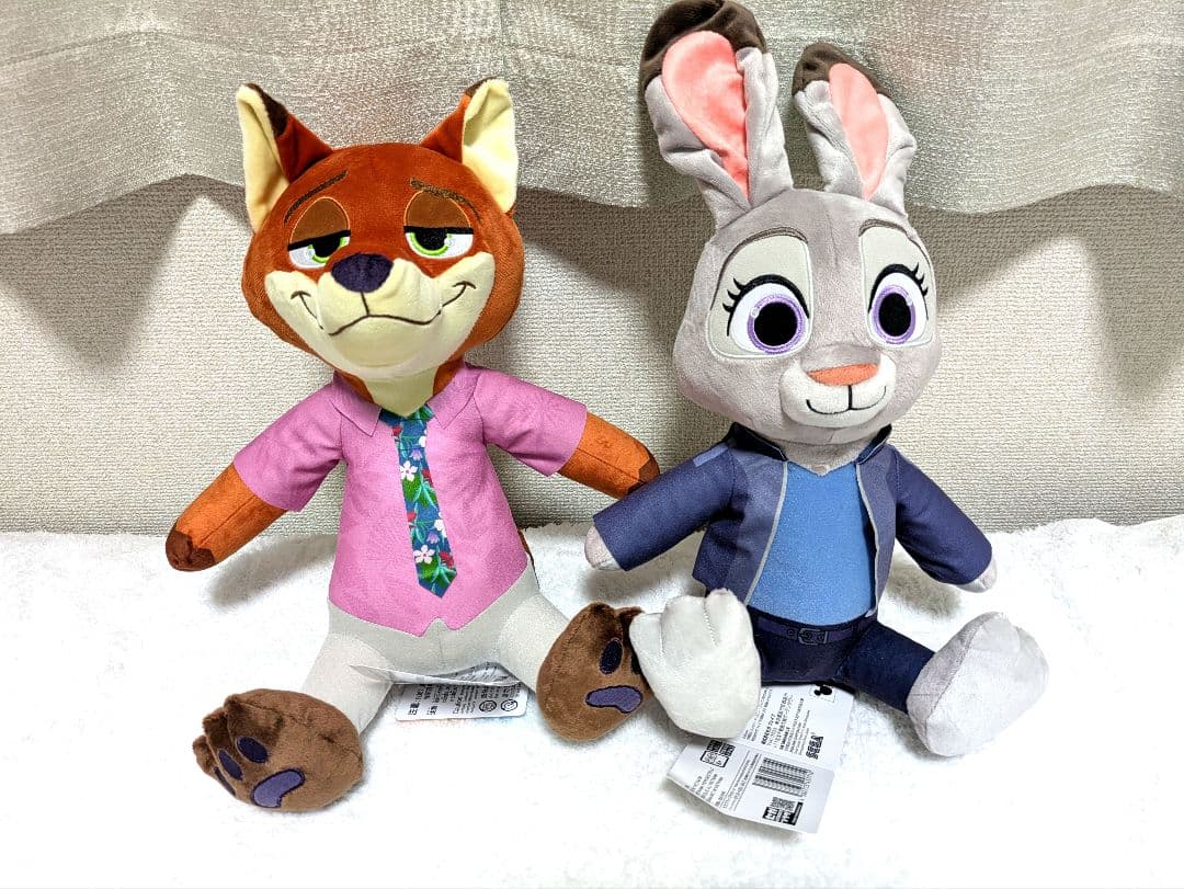 【り】ズートピア2 ぬいぐるみ マスコット 寝そべり 18点セット