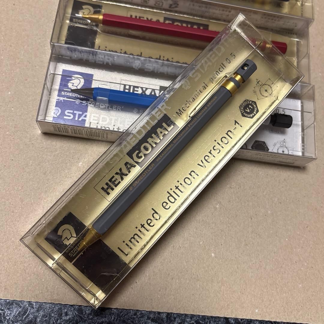 ステッドラー　ヘキサゴナル 限定色4本セット