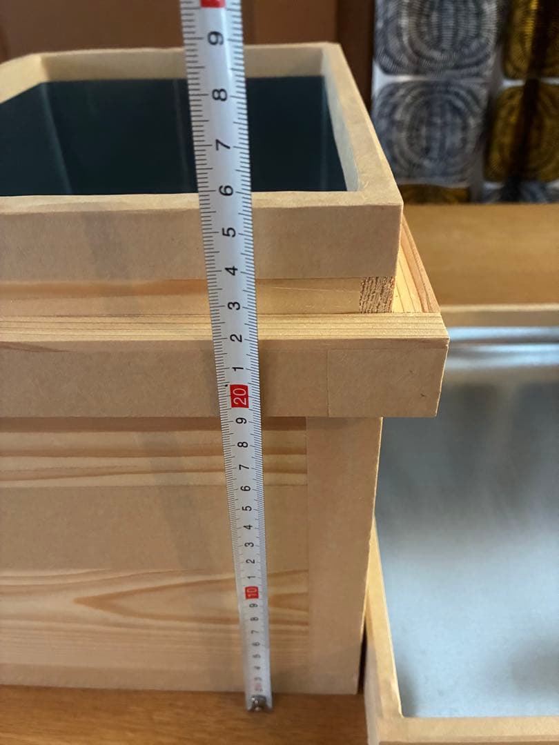 茶箱（小）5kg トタン仕上げ 2個