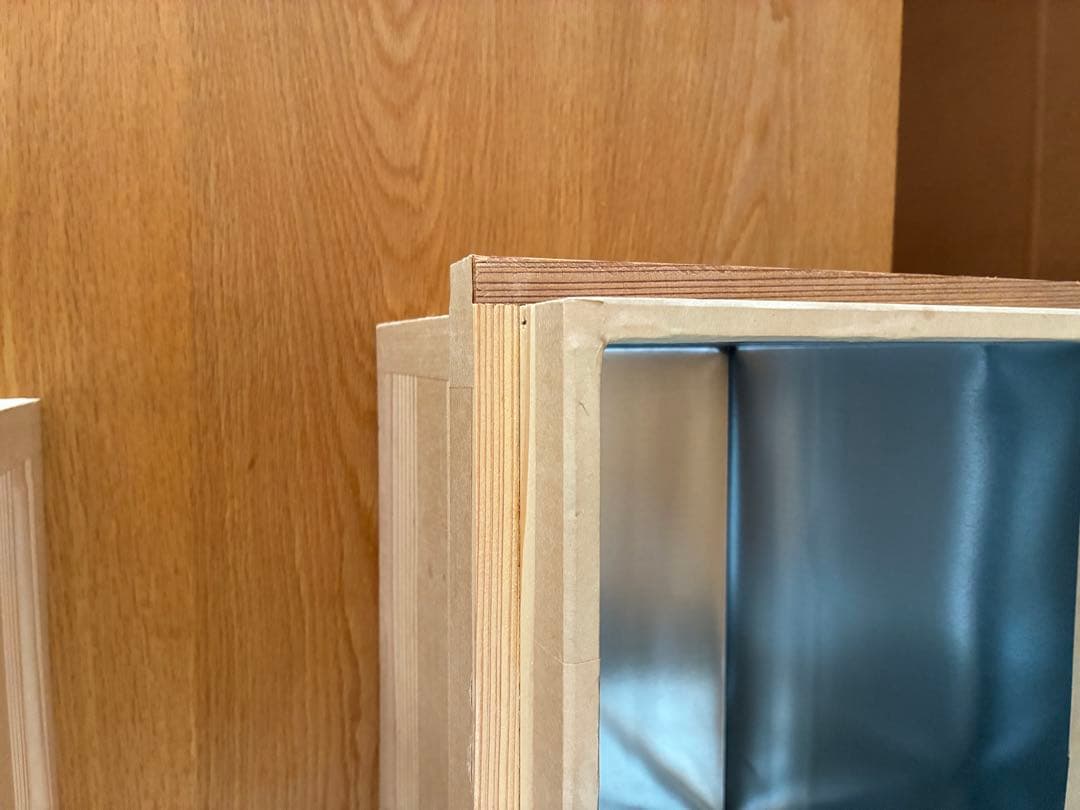 茶箱（小）5kg トタン仕上げ 2個