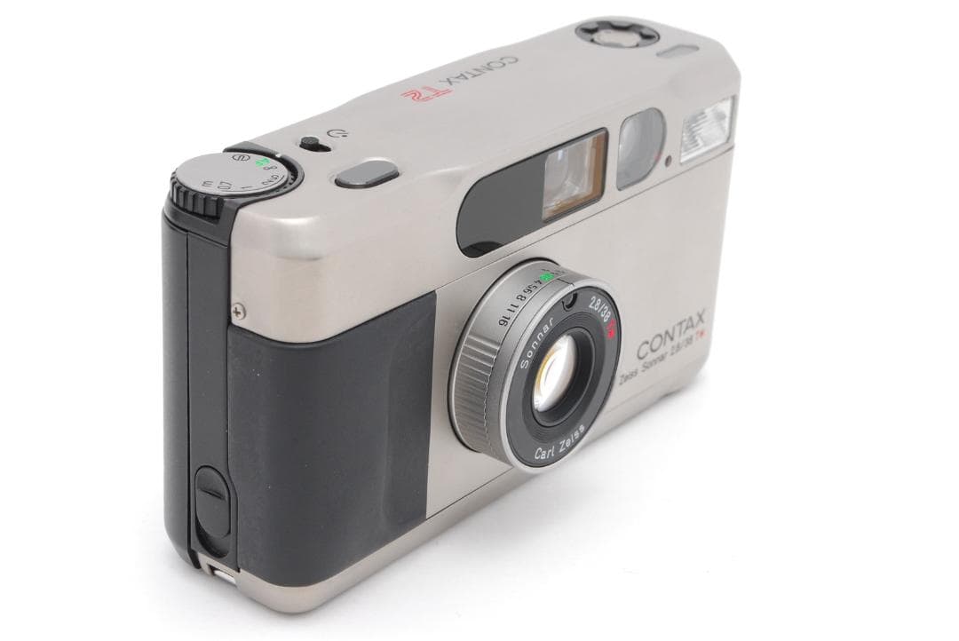 【美品 箱付き】 コンタックス Contax T2 チタンシルバー