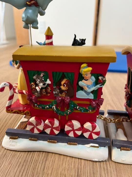 【希少】ディズニークリスマストレインフィギュア オルゴール 2000