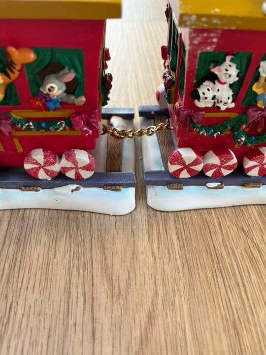 【希少】ディズニークリスマストレインフィギュア オルゴール 2000