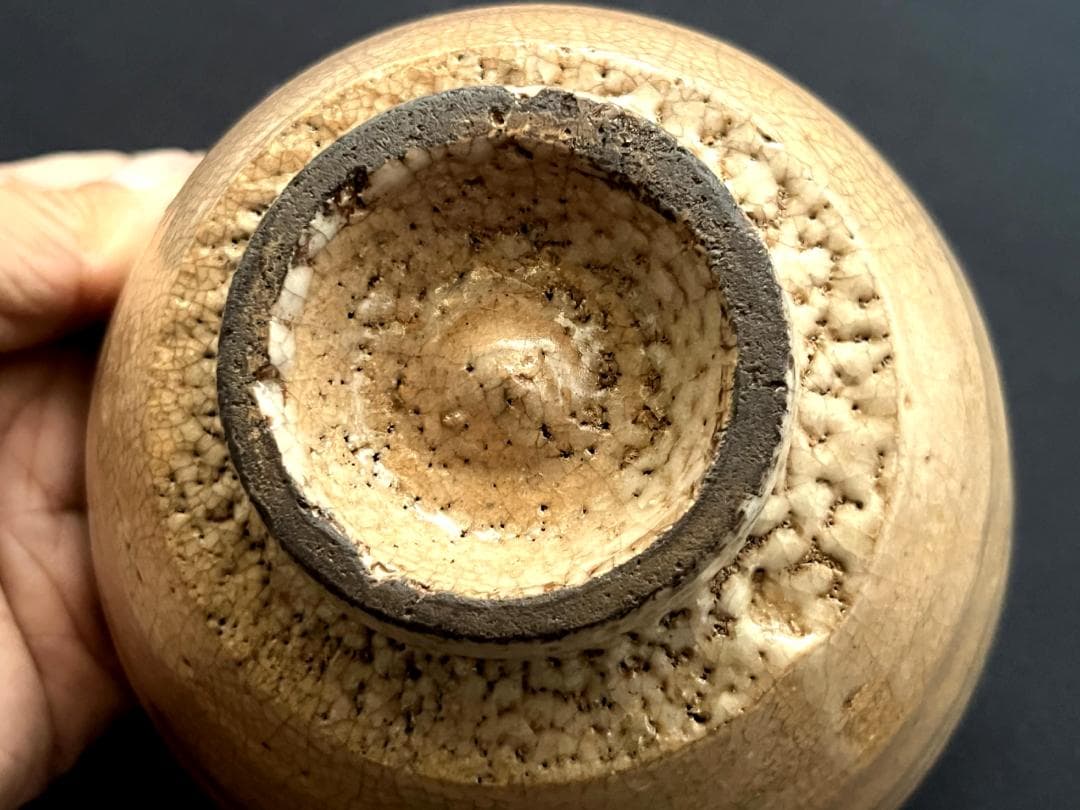 茶碗■古大井戸抹茶碗 赤色 高麗焼 大井戸窯 二百五十年前江戸時代 時代物■