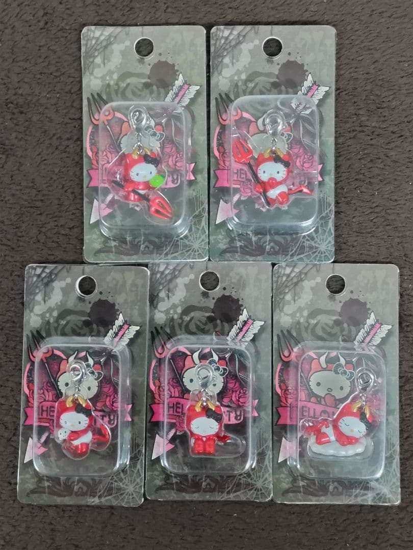 Hello Kitty ハローキティ ファスナーストラップ デビル 5種セット