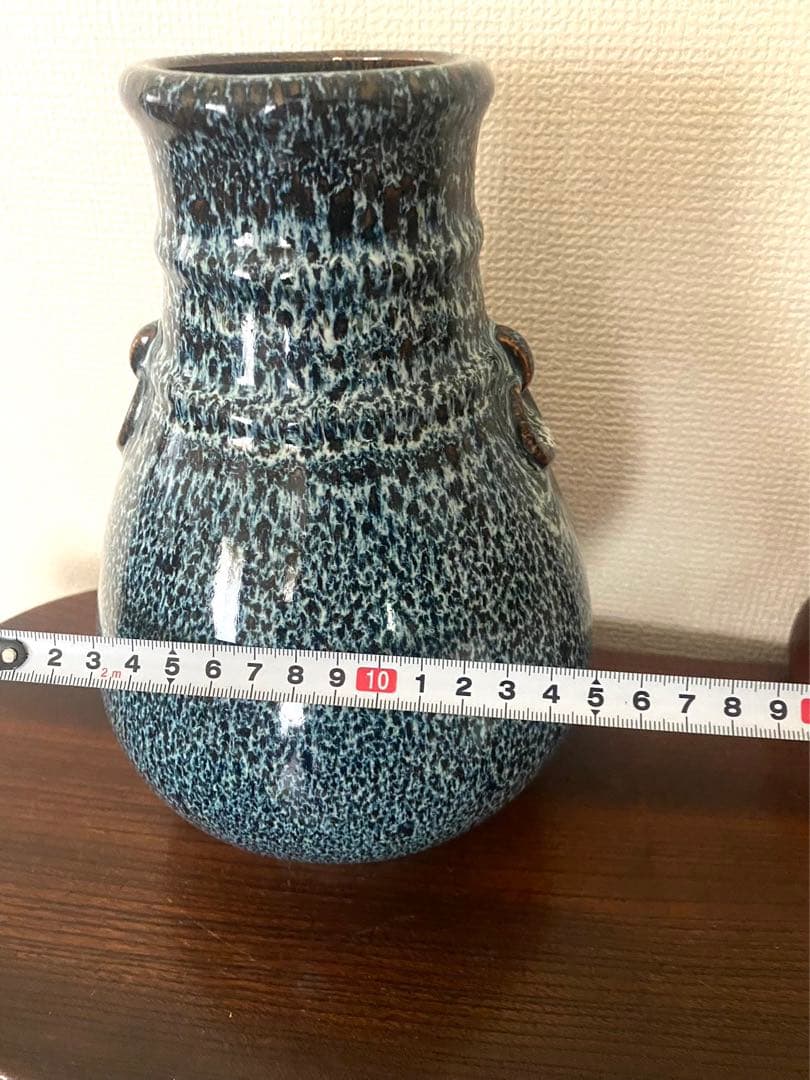 中国美術 窯变釉尊 花瓶 花生 花入  壺 時代物