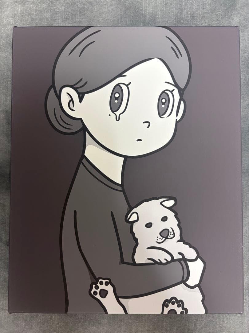 ハシヅメユウヤ　橋爪悠也　キャンバス　ジークレー　真作　kyne 現代アート　①