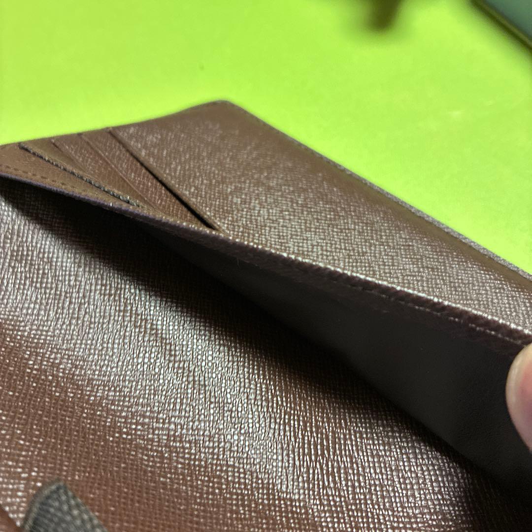 ルイヴィトン　ダミエ　三つ折り長財布