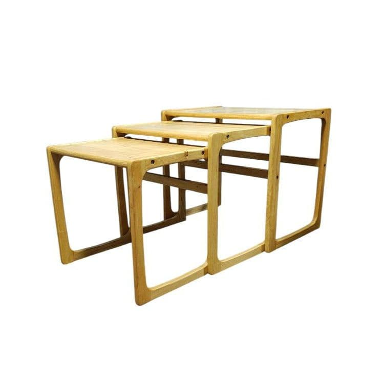 木製 ネストテーブル/花台/飾り台　大中小セット