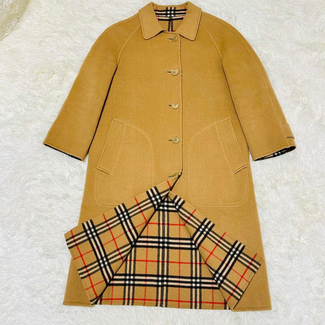 極美品 ✨ バーバリーズ ノバチェック 2way コート 白タグ 7AB2