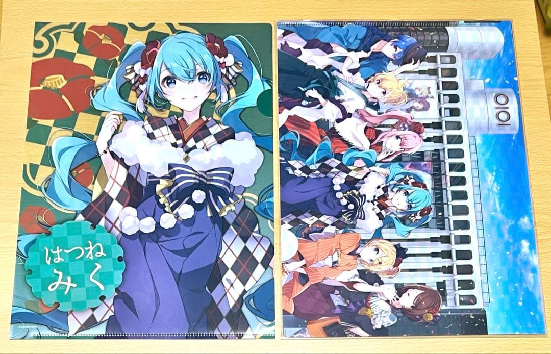 初音ミク マルイ New Year Party クリアファイル 2枚セット