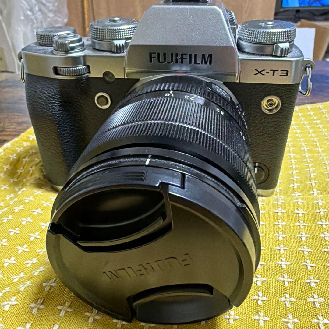 【良品】FUJIFILM X-T3（シルバー）レンズ付き