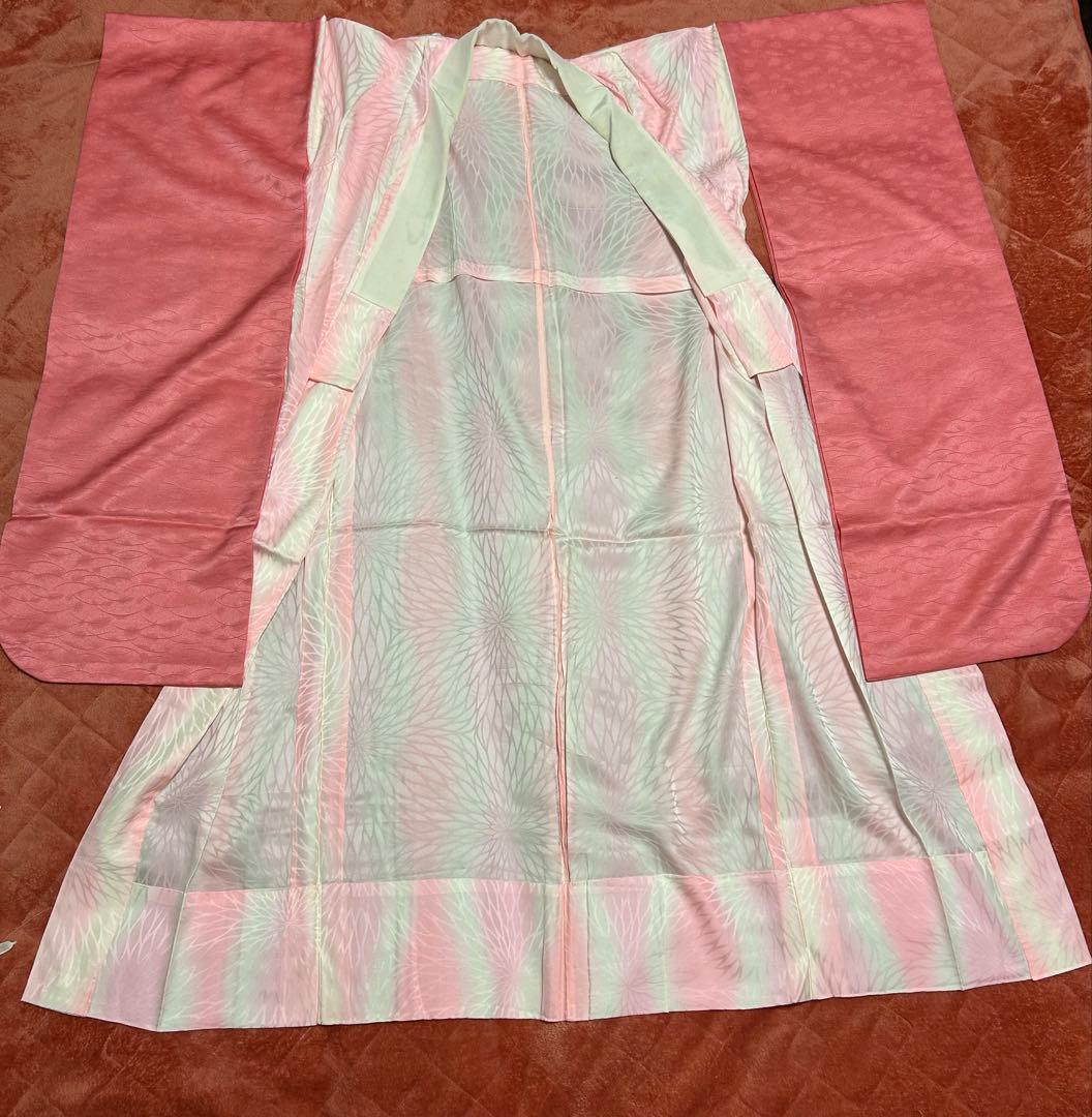 値下げ！ 振袖 着物 花柄　帯付き