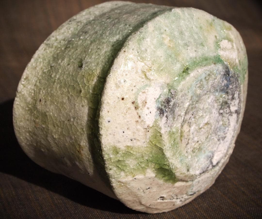 新作★辻村唯【師：辻村史朗】★自然釉小服茶碗★共箱・布