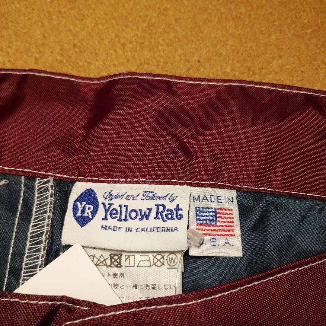 【新品未使用】イエローラット　サーフショートパンツ　スイムパンツ34　アメリカ製