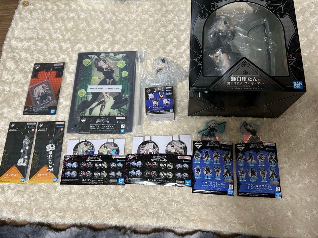 ホロライブ　一番くじ　獅白ぼたん フルコンプセット　10点