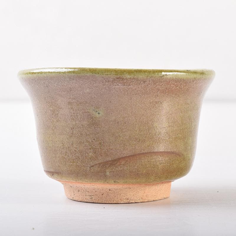 北大路魯山人作　織部　ぐい呑　盃　V　R7635