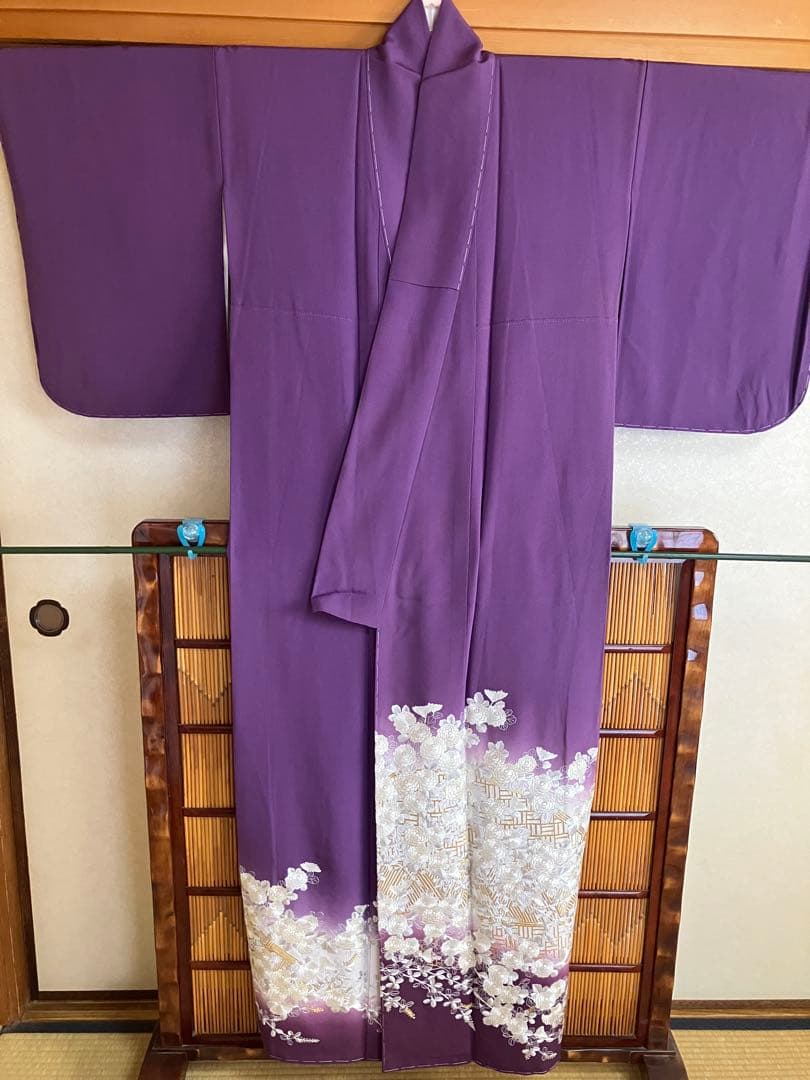 しおり　一つ紋付　色留袖　未使用品