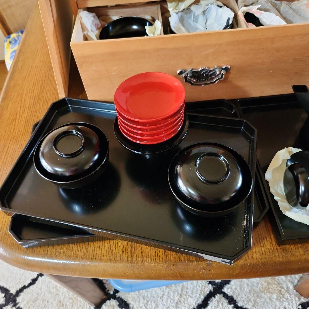 茶道具、輪島塗、茶懐石用10客席未使用　たのメル便使用