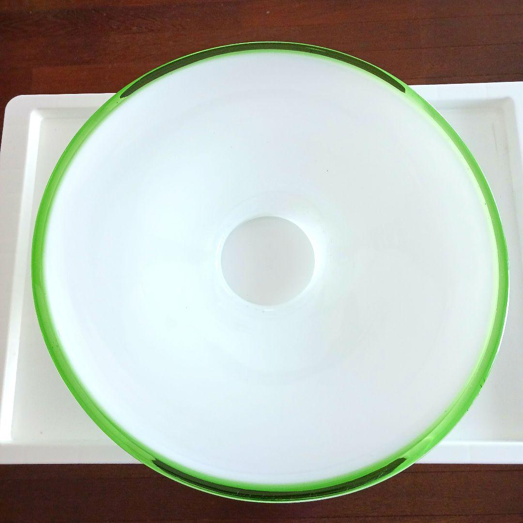 大正ガラス 特大電笠 35センチ アンティーク