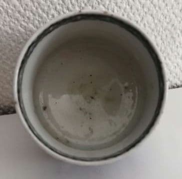 (専用)古伊万里　みじん唐草猪口　銀ホヤ付