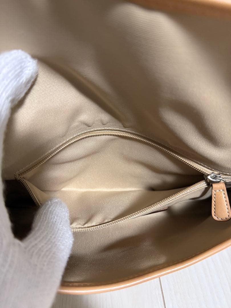 【美品】COACH シグネチャー ワンショルダーバッグ アクセサリーポーチ レア