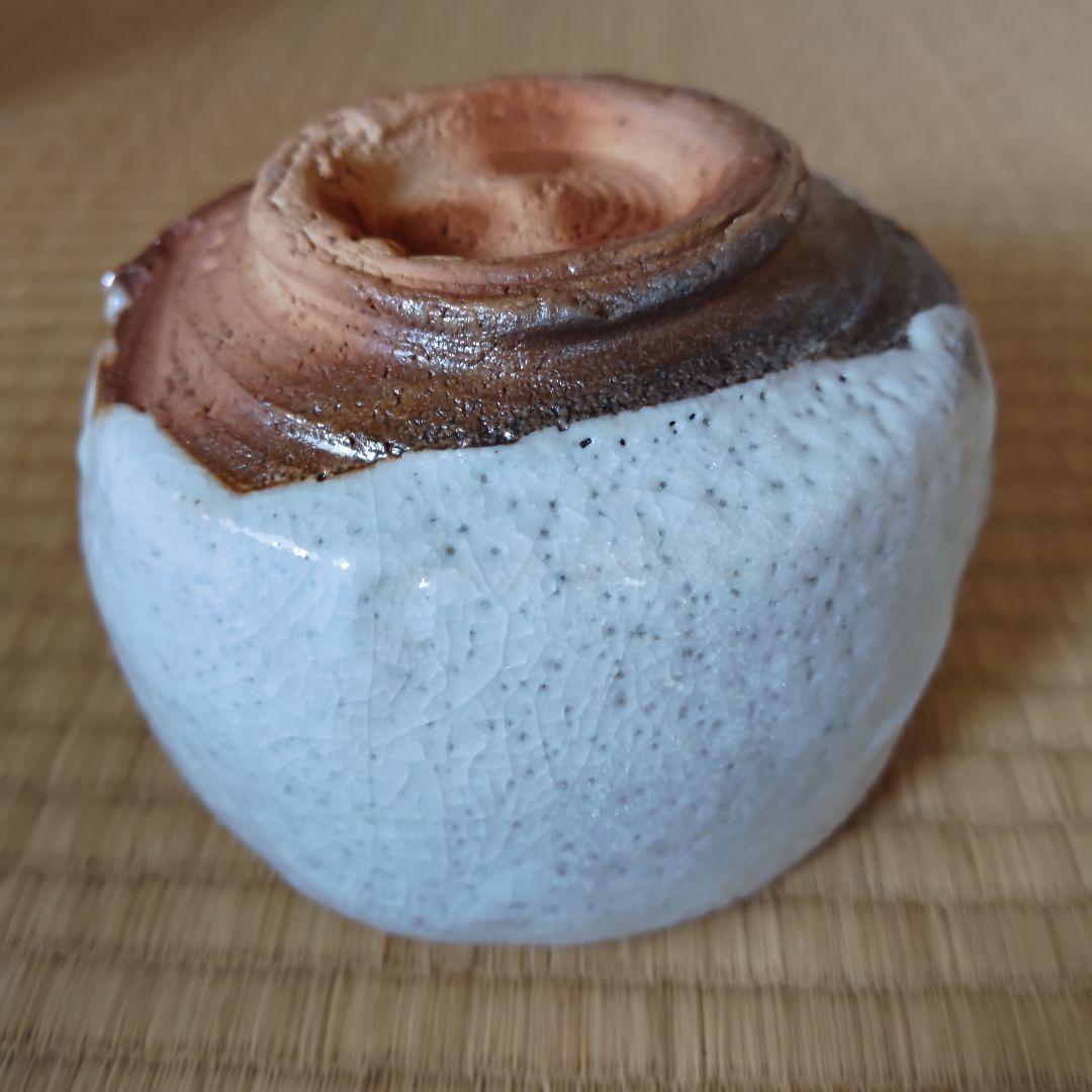 炎の陶工 月形那比古 松風鬼志野茶碗 本物保証