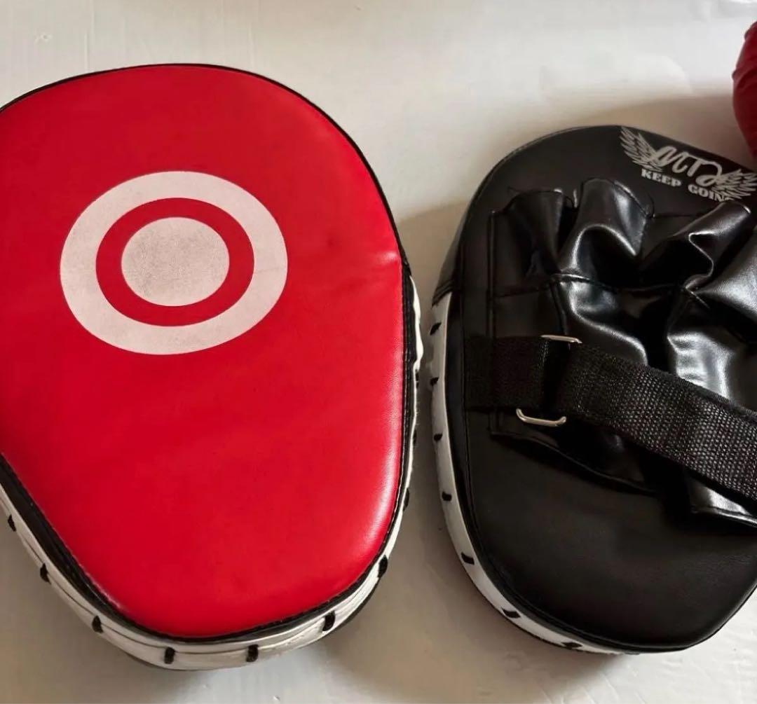 【新品】adidasパンチングミット中古TWINS 本革グローブおまとめ