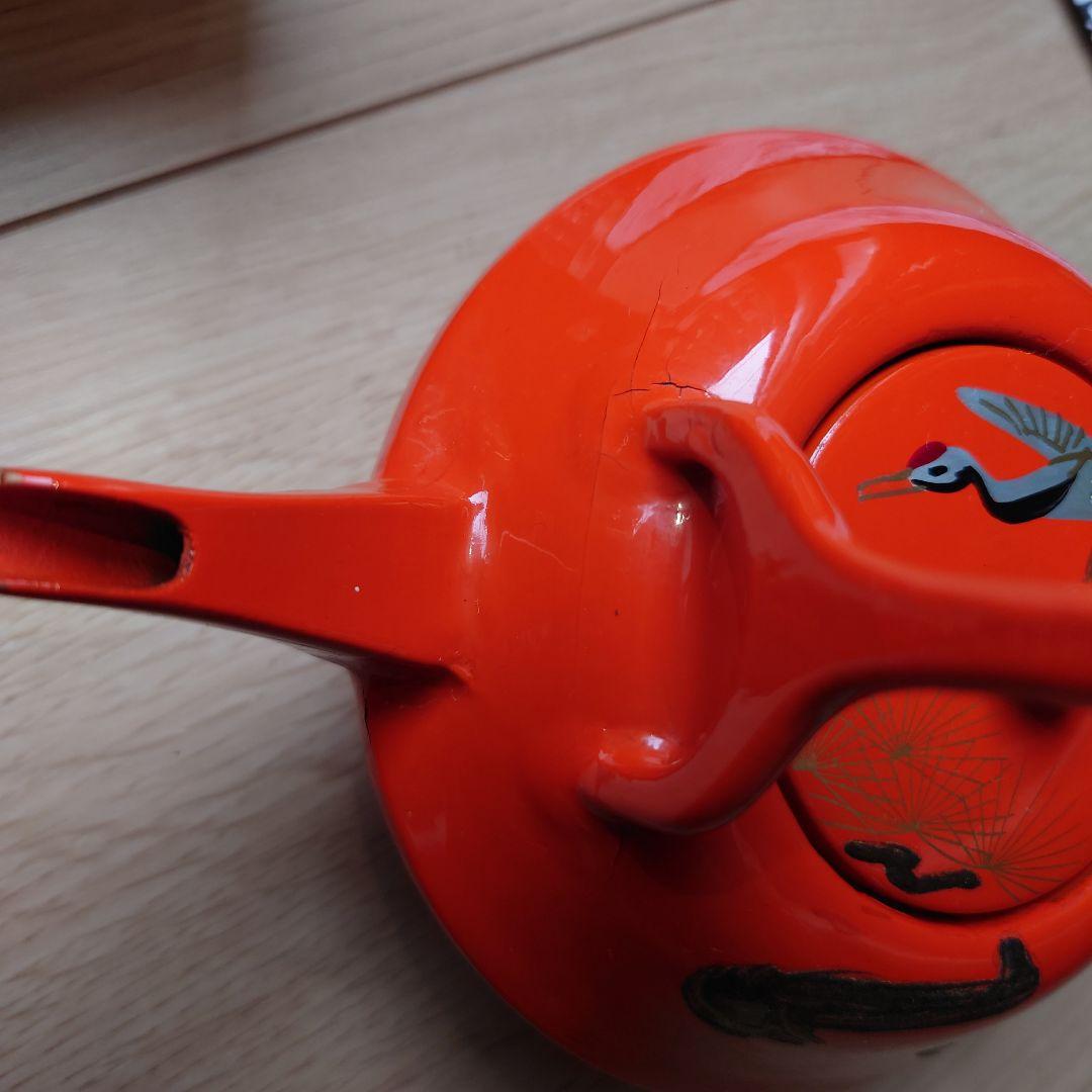 朱塗木製三々九度セット