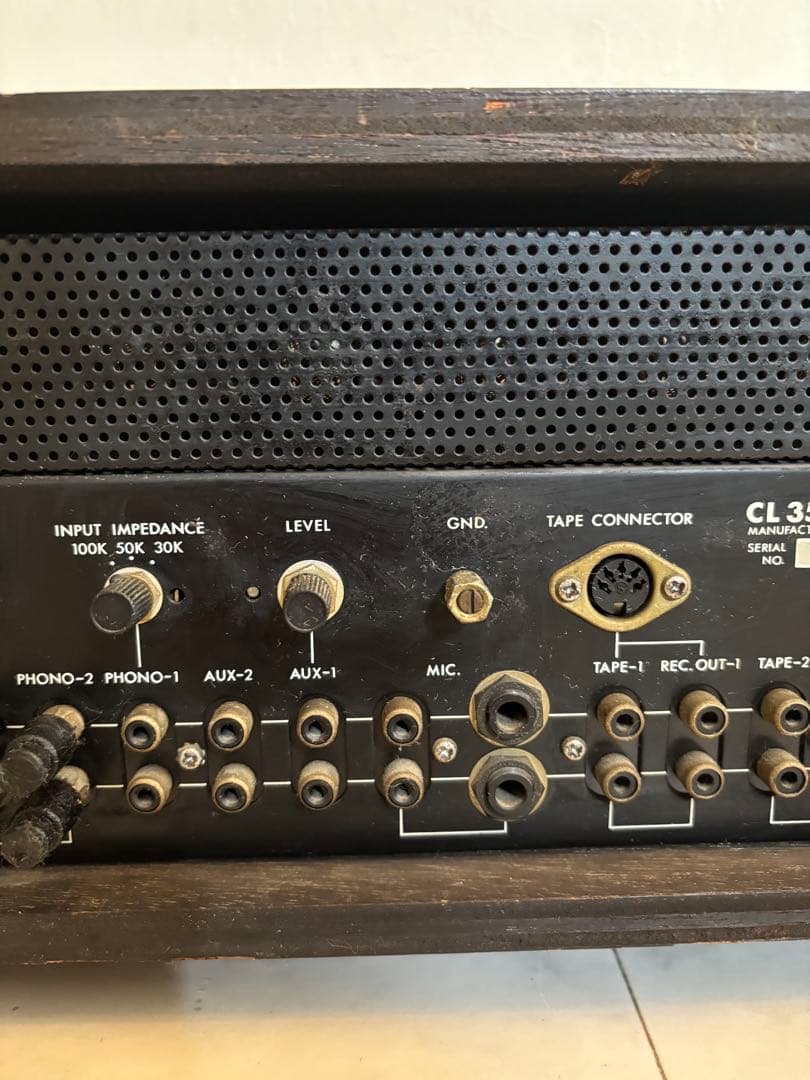 LUXMAN 真空管プリアンプ CL-35 II